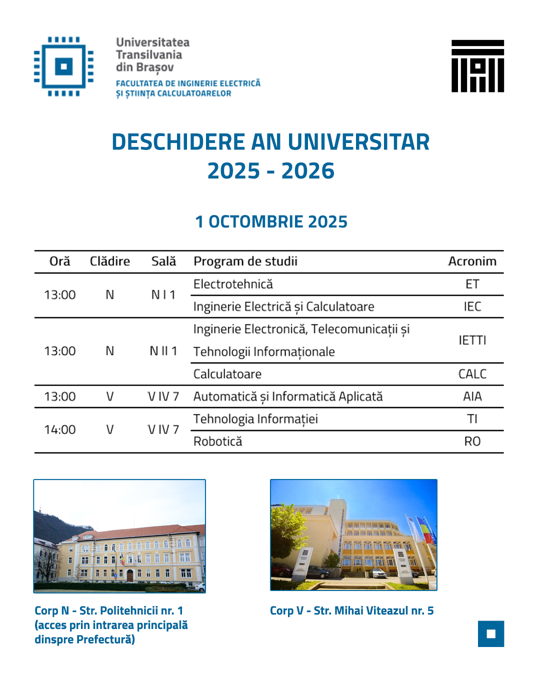 deschidere iesc 2025